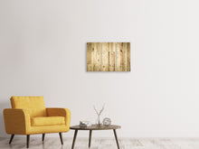 Laden Sie das Bild in den Galerie-Viewer, Leinwandbild 3-teilig Holzpaneelen