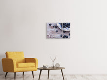 Laden Sie das Bild in den Galerie-Viewer, Leinwandbild 3-teilig Blaubeeren