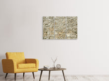 Laden Sie das Bild in den Galerie-Viewer, Leinwandbild 3-teilig Naturmauer