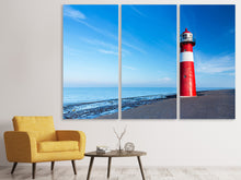 Laden Sie das Bild in den Galerie-Viewer, Leinwandbild 3-teilig Der Leuchtturm