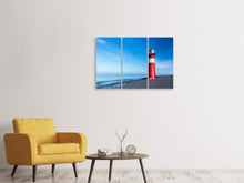 Laden Sie das Bild in den Galerie-Viewer, Leinwandbild 3-teilig Der Leuchtturm