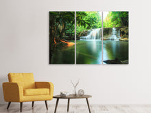 Laden Sie das Bild in den Galerie-Viewer, Leinwandbild 3-teilig Element Wasser