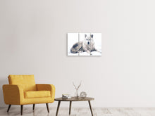 Laden Sie das Bild in den Galerie-Viewer, Leinwandbild 3-teilig Der Wolf