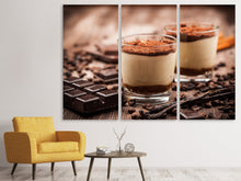 Laden Sie das Bild in den Galerie-Viewer, Leinwandbild 3-teilig Tiramisu