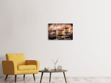 Laden Sie das Bild in den Galerie-Viewer, Leinwandbild 3-teilig Tiramisu