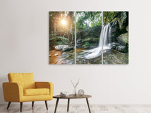 Laden Sie das Bild in den Galerie-Viewer, Leinwandbild 3-teilig Naturschauspiel