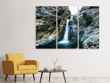 Laden Sie das Bild in den Galerie-Viewer, Leinwandbild 3-teilig Bewegtes Wasser