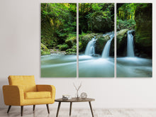 Laden Sie das Bild in den Galerie-Viewer, Leinwandbild 3-teilig Fallendes Wasser