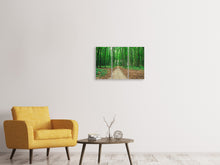 Laden Sie das Bild in den Galerie-Viewer, Leinwandbild 3-teilig Tannenwald