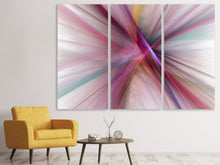 Laden Sie das Bild in den Galerie-Viewer, Leinwandbild 3-teilig Abstraktes Lichterleuchten