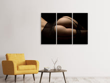 Laden Sie das Bild in den Galerie-Viewer, Leinwandbild 3-teilig Strapse