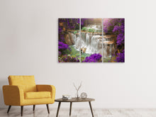 Laden Sie das Bild in den Galerie-Viewer, Leinwandbild 3-teilig Garten Eden
