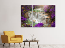 Laden Sie das Bild in den Galerie-Viewer, Leinwandbild 3-teilig Garten Eden