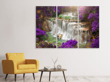 Laden Sie das Bild in den Galerie-Viewer, Leinwandbild 3-teilig Garten Eden
