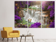 Laden Sie das Bild in den Galerie-Viewer, Leinwandbild 3-teilig Garten Eden