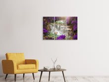 Laden Sie das Bild in den Galerie-Viewer, Leinwandbild 3-teilig Garten Eden