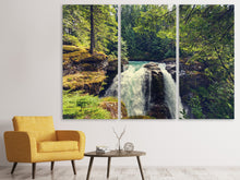 Laden Sie das Bild in den Galerie-Viewer, Leinwandbild 3-teilig Flussströmung