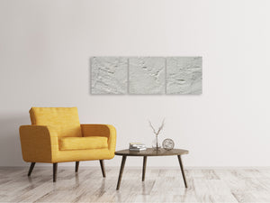 Panorama Leinwandbild 3-teilig Wand Textur