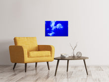 Laden Sie das Bild in den Galerie-Viewer, Leinwandbild Schwebende Quallen