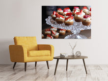 Laden Sie das Bild in den Galerie-Viewer, Leinwandbild Mini Kuchen