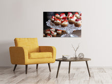 Laden Sie das Bild in den Galerie-Viewer, Leinwandbild Mini Kuchen