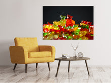 Laden Sie das Bild in den Galerie-Viewer, Leinwandbild Bunte Gummibärchen