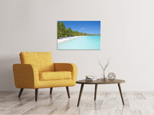 Laden Sie das Bild in den Galerie-Viewer, Leinwandbild Strand Spaziergang