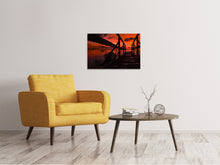 Laden Sie das Bild in den Galerie-Viewer, Leinwandbild Wunderschöne Abendstimmung am Meer