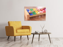 Laden Sie das Bild in den Galerie-Viewer, Leinwandbild Xylophon