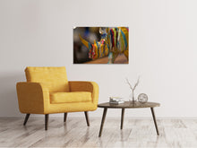 Laden Sie das Bild in den Galerie-Viewer, Leinwandbild Buntes Rino