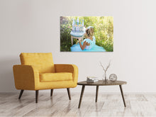 Laden Sie das Bild in den Galerie-Viewer, Leinwandbild Spielende Prinzessin