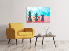 Laden Sie das Bild in den Galerie-Viewer, Leinwandbild Buntes Schach