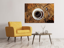 Laden Sie das Bild in den Galerie-Viewer, Leinwandbild Der Kaffee ist fertig!