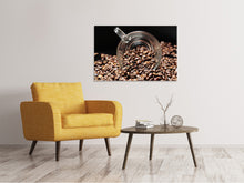 Laden Sie das Bild in den Galerie-Viewer, Leinwandbild Kaffeebohnen XL