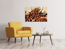 Laden Sie das Bild in den Galerie-Viewer, Leinwandbild Geröstete Kaffeebohnen