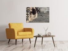 Laden Sie das Bild in den Galerie-Viewer, Leinwandbild Lieblings Kaffeebohnen