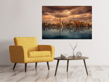 Laden Sie das Bild in den Galerie-Viewer, Leinwandbild Toronto in der Abenddämmerung
