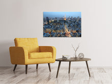 Laden Sie das Bild in den Galerie-Viewer, Leinwandbild Paris am Abend