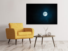 Laden Sie das Bild in den Galerie-Viewer, Leinwandbild Imposanter Vollmond