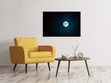 Laden Sie das Bild in den Galerie-Viewer, Leinwandbild Imposanter Vollmond