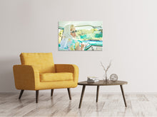 Laden Sie das Bild in den Galerie-Viewer, Leinwandbild Retro Lady