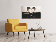 Laden Sie das Bild in den Galerie-Viewer, Leinwandbild Retro Papier