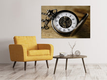 Laden Sie das Bild in den Galerie-Viewer, Leinwandbild Retro Uhr