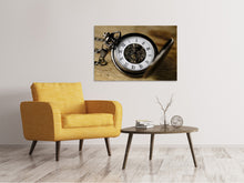 Laden Sie das Bild in den Galerie-Viewer, Leinwandbild Retro Uhr