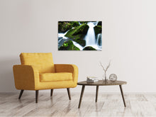 Laden Sie das Bild in den Galerie-Viewer, Leinwandbild Wilder Wasserfall