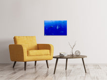 Laden Sie das Bild in den Galerie-Viewer, Leinwandbild Im Haifischbecken