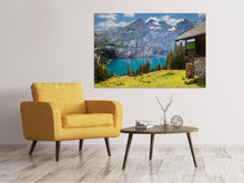 Laden Sie das Bild in den Galerie-Viewer, Leinwandbild Meine Berghütte
