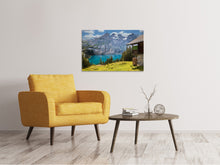 Laden Sie das Bild in den Galerie-Viewer, Leinwandbild Meine Berghütte