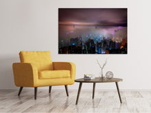 Laden Sie das Bild in den Galerie-Viewer, Leinwandbild Smog in Hong Kong