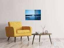 Laden Sie das Bild in den Galerie-Viewer, Leinwandbild Spiegelungen einer Fassade